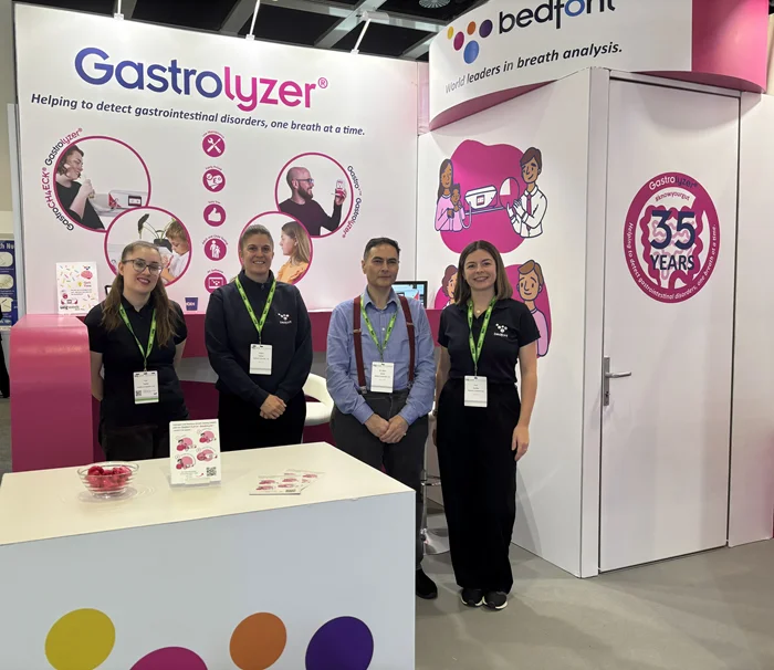Bedfont® представит тестирование дыхания на водород и метан на UEG Week 2026
